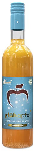 Elbler Vino, Sin Alcohol, 1 X 0,75 L, Vino Caliente de Manzana Ecológico Con Extractos Invernales de Vainilla, Canela y Clavo, Sidra de Manzana, Vegano y Sin Gluten, 100% Zumo Directo