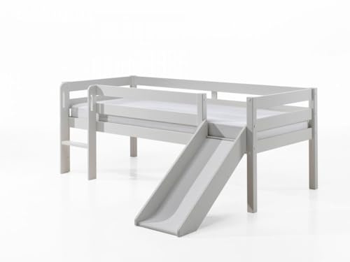 Vipack Mittelhohes Bett Pino + Rutsche