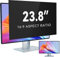 IPROKKO 23.8 Zoll Computer Sichtschutzfolie for 16:9 Monitor, Abnehmbarer Sichtschutz Anti Blaulicht Blendschutz Blickschutzfolie Displayschutz Blickschutzfilter für 23.8zoll Hp Dell Acer Lenovo Asus
