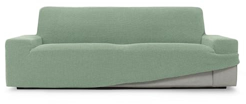SOFASKINS® super elastischer überzug, Sofabezug 4 sitzer, atmungsaktiv, bequem und langlebig, Sofa überzug, Einfach anzubringen, Maße (230-270Cm), Farbe Türkis