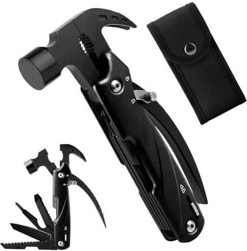 Belillpipi Geschenke für Männer Frauen, Weinachtsgeschenke für Männer Frau, 12 in 1 Multitool Camping Geschenke, Geburtstagsgeschenk, Vatertagsgeschenk für Papa, Opa, Camping Geschenke