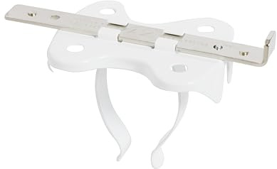Merveille - Pack de 2 Soportes Maxi N para Estante Radiador Hierro Fundido 4 a 6 Columnas - Fijación Sin Perforación - para Repisa Radiador de 16 a 20 cm de Ancho