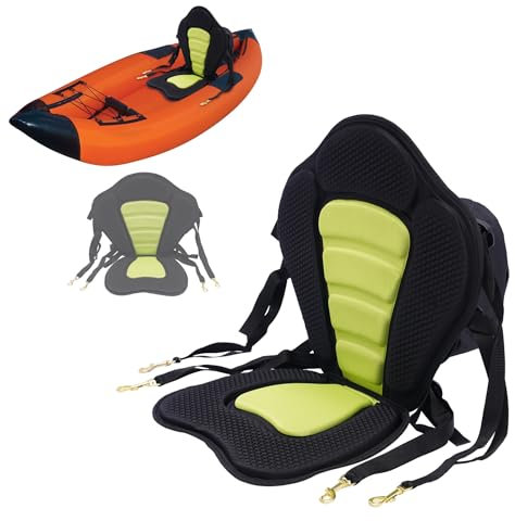 Kajaksitz, Universal Kajak Sitz Sup Sitz, Kajak Zubehör Sitz Kissengröße 36.5x30.5cm Rückenlehnengröße 50.5x45cm Stand Up Paddle Sitz