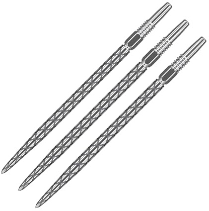 Target Darts Swiss Points, Diamond Pro Swiss Point Dartspitzen (3er Pack Spitzen) 40MM, Silber | Wechsel Dartspitzen, Profi Dart Zubehör