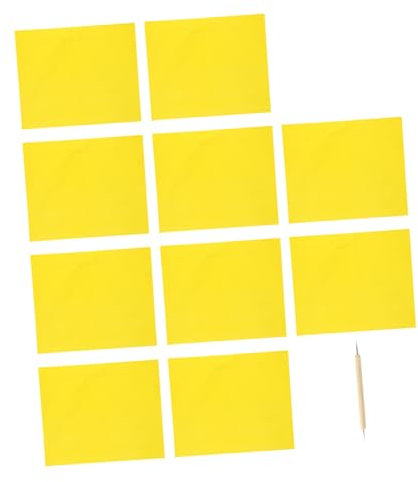 JEWEDECO Nähtransferpapier 10 Stück Kohlepapier Mit Prägestift Transparentpapier Für Kreuzstich Basteln Stoffübertragung Handarbeit