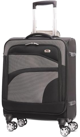 Aerolite Expandable 55x40x20cm to 55x40x23cm Ryanair Priority Max Super Lightweight Carry On Hand Cabin Luggage Suitcase 55x40x20 55x40x23 with 4 Wheels, Approved for Jet2 British Airways & Many More