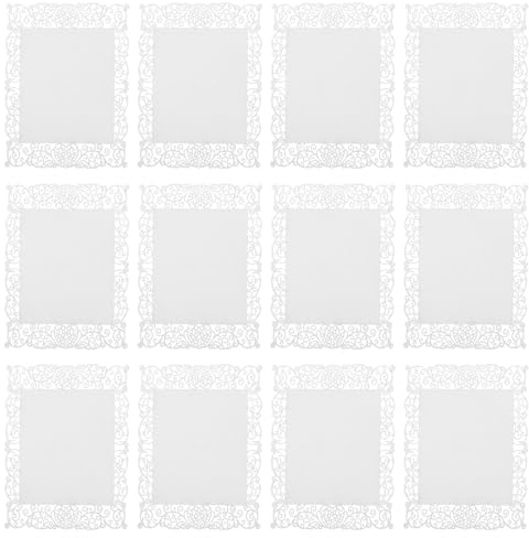 ARTIBETTER 50 Piezas Tarjetas de Mesa para Fiesta con Diseño de Corazón Hueco Tarjetas Asiento Resistentes y Elegantes para Recepciones Boda Cumpleaños y Banquetes