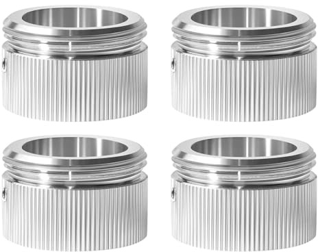 Ubric 4 adaptadores de termostato para radiador con Llave Hexagonal, M30 x 1,5, Adaptador de termostato para Ra, Rav, válvula Ravl