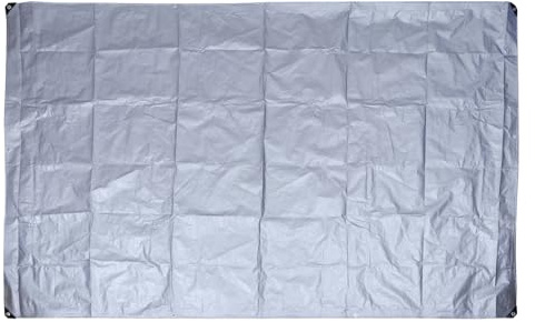 TOVINANNA Bâche Imperméable Épaisse 2x3 M en Pe Tissé Noir, Couverture de Protection Solaire Résistante la Pluie pour Plantes et Mobilier Extérieur, Auvent Étanche Multifonction