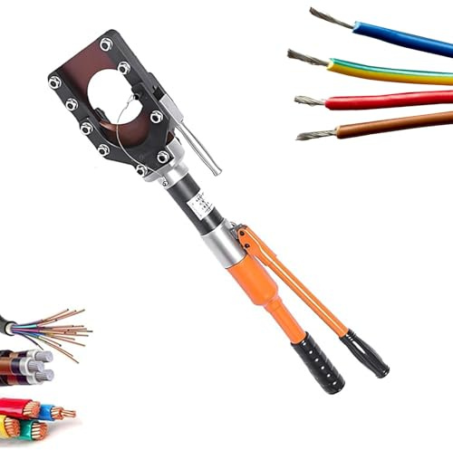 Kit tagliabulloni idraulico per progetti elettrici e di costruzione, strumento portatile per il taglio di cavi corazzati in alluminio rame