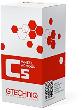Gtechniq C5 Wheel Armour Protects Alloy Rims, Repels Brake Dust and Dirt for up to 12 Months - 30ml (Sufficient for 4 x 21 Inner & Outer Rims)