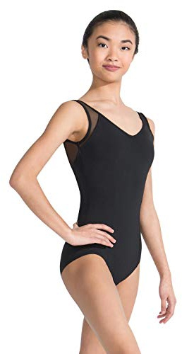 Capezio dam Mc829w V-ringad tank tapp Svart S