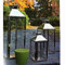 Mojawo Lot de 3 lanternes de jardin de luxe XXL en acier inoxydable - Hauteur 24/40/53 cm