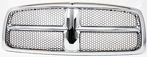 Garage-Pro Front Grille For Dodge Ram 2500 2003-2005, Ram 3500, Ram 1500 2002-2005, Chrome Shell, Paintable Insert CH1200268