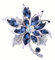 Blume Band Brosche, Vintage elegante einzigartige Kristall Brosche, Mode Strass Brosche, Pin Abzeichen, Zubehör Schmuck Geschenke, Strass Kno