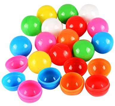 Gogogmee 100 Bunte Lotteriebälle 3,2cm Öffnbar Für Verlosungen Kinder Party Spieltischtennisbälle