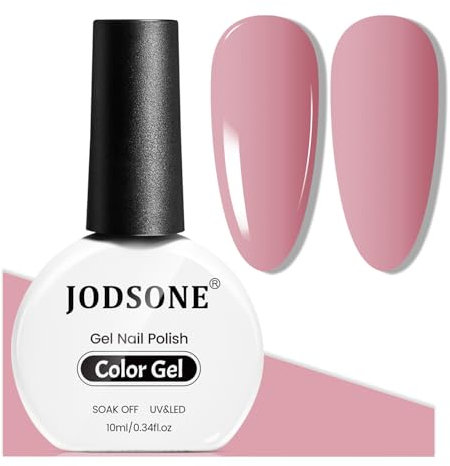 JODSONE 10ML Smalto per unghie in gel Dusty Roses Smalto per unghie in gel Manicure LED UV Soak Off Polimerizzazione per Nail Art fai da te in salone a casa Lady Roses Polish