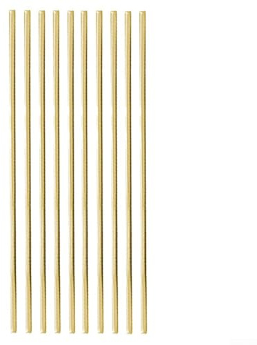 Besttoolifes Low Temperature Brass Welding Rods 10pcs Set, 33cm/50cm Length 1.6mm/2mm Diameter Soldering Tool Flux Welding Wire for Copper Steel Carbide Materials 890°C-905°C Range(50cmx1.6mm)