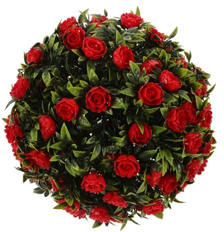 EXAOMBLE Palla Decorativa Topiaria Artificiale Finta Sfera Di Piante Per Decorazioni Sospensione Soffitto Casa Negozio Hotel Per Feste e Eventi