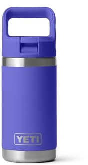 YETI Rambler Jr. 12 oz Kids Bottle, with Straw Cap, Ultramarine Violet
