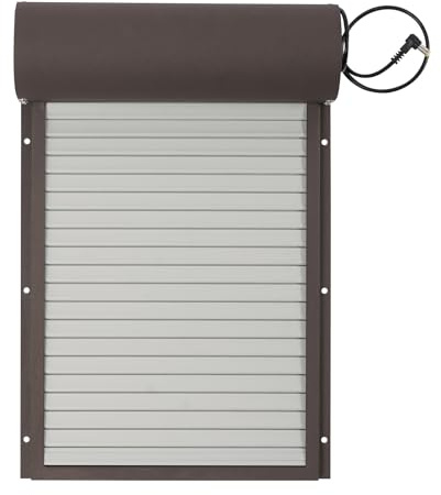 Hühnerklappe Solar,Automatische Hühnerstalltür,Vier Betriebsmodi,Intelligente Einklemmschutzfunktion,2000mA-Batterie,Solarenergie Betrieben Werden