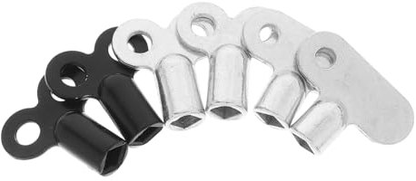 BAZEITFLOW 6pezzi Chiave Di Spurgo Per Radiatori in Strumento Multiuso Per Valvole Di Riscaldamento Chiave Per Sfiato Del Radiatore Adatto Sistemi Hvac