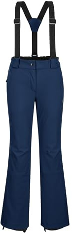 Outdoor Ventures Damen Skihose Warme Ski Pant Wasserdicht Softshellhose | Gefütterte Skianzug für Frauen, Winter Schneehose, Verstellbare Snowboardhose, Wanderhose, Thermohose zum Skifahren, Freizeit