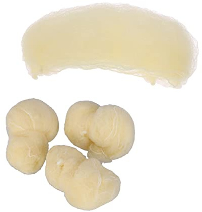 VICASKY 100 Stück Elastisches Haarnetz 50cm Unsichtbar mit Elasticem Rand für Gastronomie Krankenhaus Pflege Weiches Hautfreundliches Netz für Sicheren Haarschutz