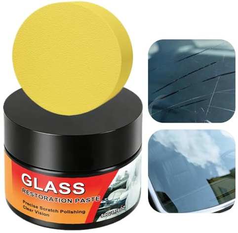Comprehensive Scratch Remover: This glass scratch repair tool polishes multiple surfaces including windshields, panes, and aquarium glass, restoring transparency and preventing further damage in aut