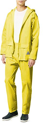 Result Men's Heavyweight Waterproof Jacket And Trouser Set Fluorescent Yellow X-Large