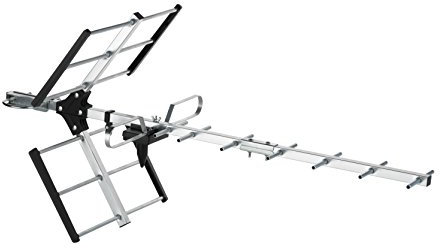 Antenna per TV esterna One For All - Pronta per il DTT nel raggio di 50km-Antenna TV digitale HD - Resistente all'Acqua -SV9351