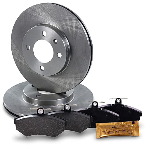 BESTPRICE Bremsenset Vorderachse inkl. Bremsscheiben Ø 256 mm Belüftet + Bremsbeläge vorne