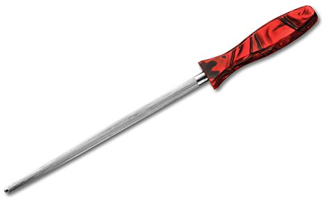 Lamson Fire Sharpening/Honing Steel, 10, Stainless Steel