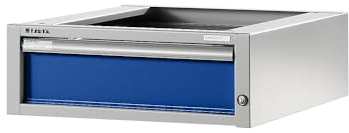 Lista | Werkbank-Baukastensystem | Unterbauschrank | Höhe 204 mm | 1 Schublade | Enzianblau