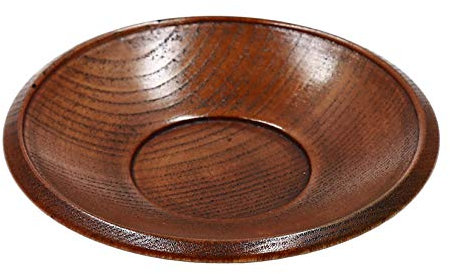 ZALING Rotondo Stoviglie Piccolo Piatto di Legno Cucina Pane Frutta Dessert Piattino In Legno Massello Snack Tray Home Piatti