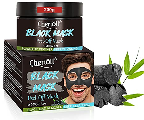 Blackhead Remover Mask, Peel Off Máscara,Mascarilla Exfoliante, Mascarilla negra, Deep Cleansing Mascarilla Exfoliante Limpiadora contra Puntos Negros y Acné para, Mascarillas Hidratantes masculino