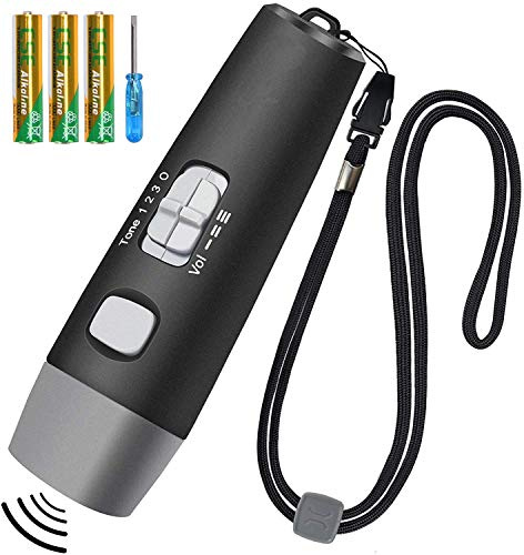 Kensbro Sifflet électronique pour Arbitre - Sifflet de Sport - Réglable - avec 3 Niveaux de Volume et 3 Tons - pour Les Cours de Sport