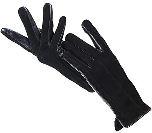 Winter Damen Lederhandschuhe Wildleder 50% Leder 50% Damen Handschuhe