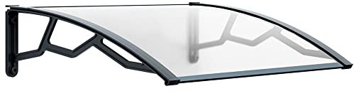 ArtPlast Marquesina con Placa Anti-UV con Brazos Reforzados en Polipropileno, 80x100 mm.