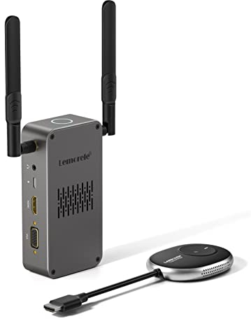 Lemorele Émetteur et Récepteur HDMI Sans Fil - Transmission 165FT/50M, 1 RX à 8 TXS, Streaming Audio Vidéo FHD 1080P Pour Moniteur/Projecteur