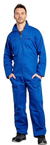 Combinaison de Travail Bleu de Travail Homme Cote de Travail 100% Coton Bleu Bugatti T0