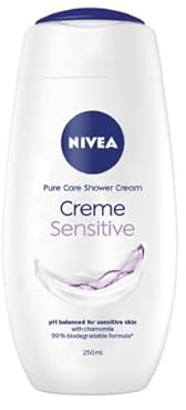 6 gel doccia NIVEA da donna Creme Sensitive – 250 ml.