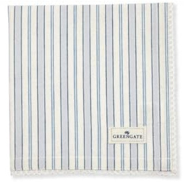 GreenGate [W0526] Napkin with lace Cara Dusty Blue