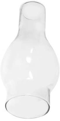 SEWACC Vintage Glas Lampenschirm Ersatz für Petroleumlampe mit 5,3cm Durchmesser Langlebig und Einfach zu Entfernen für Heimdekoration im Retro Stil