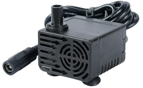 QOXEZY Mini fontaine à eau sans balais AC DC USB avec ultra silencieuse et mini fabriquée à partir de plastique et de caoutchouc Technologie Brushless utilisant une technologie de pointe
