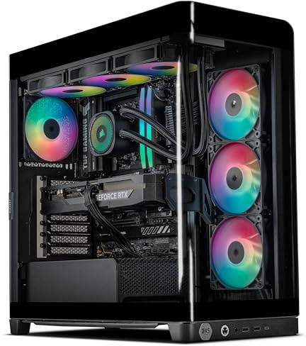 3XS Gaming PC | iCUE RTX 5080 | AMD Ryzen 7 9850X3D | 32GB DDR5 6000MHz RAM | 2TB NVMe M.2 SSD | WiFi | 850W PSU | 360mm Liquid Cooler | AI Ready | Windows 11