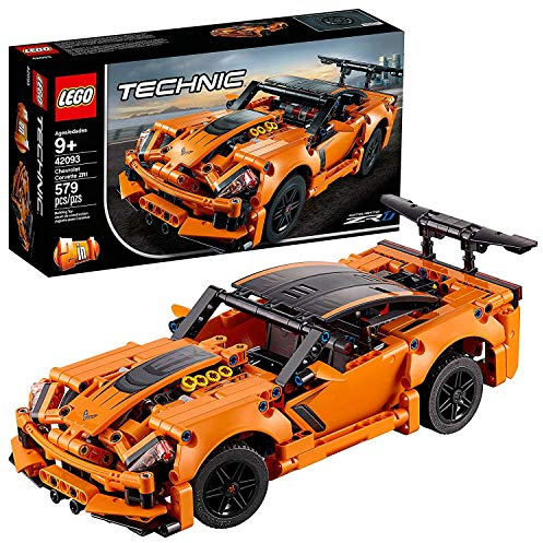 LEGO 42093 Technic Chevrolet Corvette ZR1 Rennwagen oder Hot Road, 2-in-1 Modellauto, Rennwagen-Kollektion[Exklusiv bei Amazon]