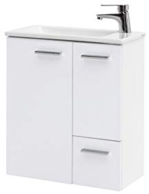 Schildmeyer Matteo Waschtisch 137110, weiß matt, 50,0 / 25,0 / 60,0 cm