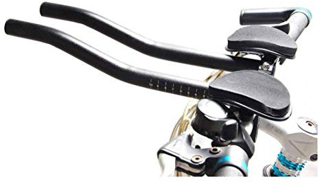 Wing Manillar para Triatlón Bicicleta Barra de Descanso TT Manillar Barras Tri Barras Relaxlation manillas Triatlón Aero aleación Aluminio Brazo Manillar Extensor de Barra TT