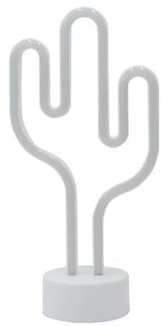 LUMI JARDIN Lampada Cactus senza fili LED, cactus, altezza 30 cm, verde
